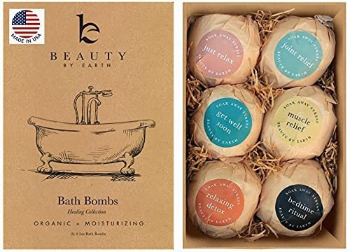 Bombas De Baño Efervecentes 6 Pz Beauty By Earth 119gr