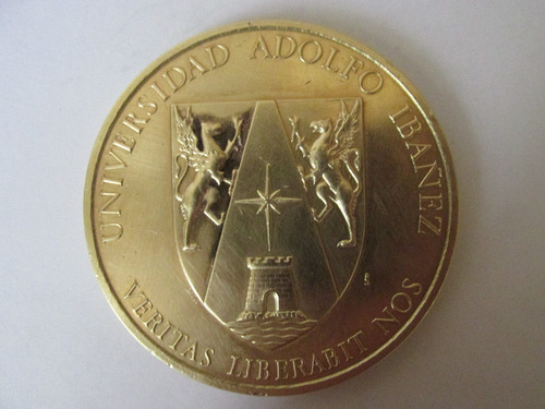 Antigua Medalla Universidad Adolfo Ibañez Valparaiso Escasa