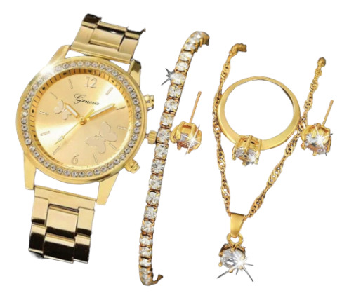 Set Reloj Con Accesorios Para Dama