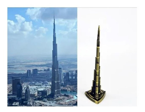 Imagen 3 de 3 de Torre Budai Burj Khalifan Recuerdos Aleación Sz030 Mazugi