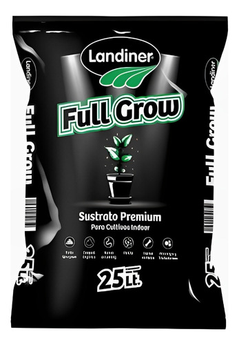 Sustrato Full Grow Landiner Por 25lts Valhalla Grow Shop