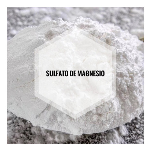 Sulfato  De Magnesio X 500 Gr Grado Alimenticio Sal Epsom