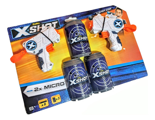 2x Pistolas Nerf X-shot Micro Sin Dardos - Caballito