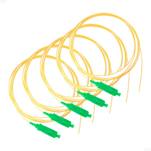 Kit 5 Pigtail De Fibra Óptica 1.5m Monomodo Ens-pigtailsc