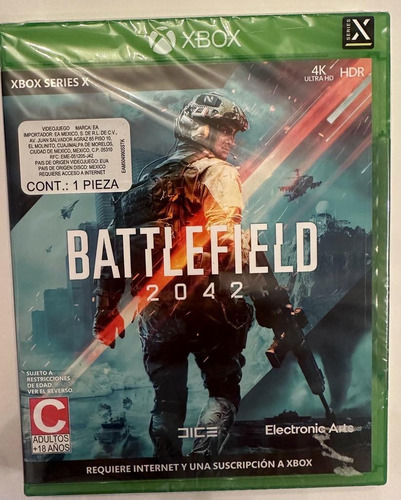 Battlefield 2042 Para Xbox Serie X - Completamente Sellado