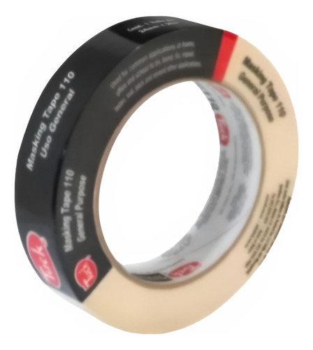 Caja Con 36 Masking Tape Tipo 110 Tuk 24mm X 50m Uso General