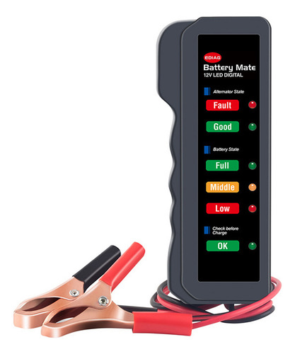 Luces Led De Batería Para Motocicletas Tester, Función De Ve