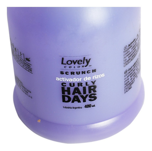 Lovely Color Scrunch Crema Peinar Definir Rulos Ex Revlon