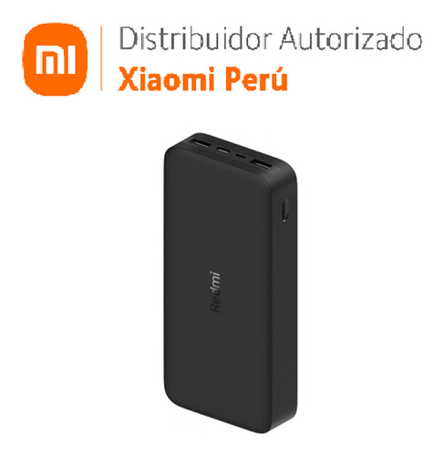 Xiaomi Redmi 18w Fast Charge Power Bank 20000mah Black