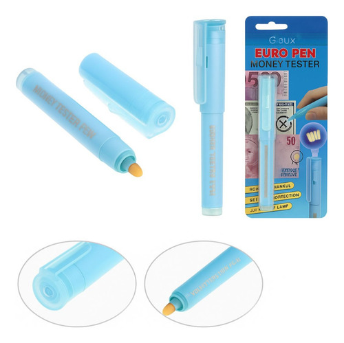 Kit 5 Canetas Uv Para Identificar Nota Falsa/dinheiro Falso