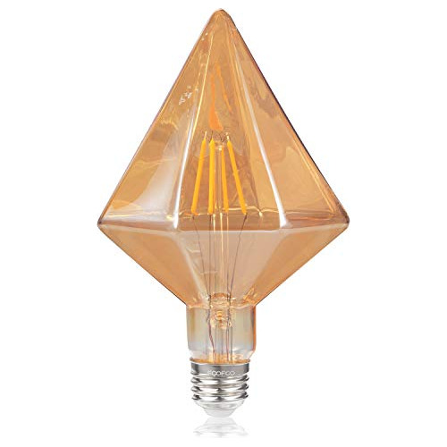 Bombilla Edison Vintage 5 4 Equivalente Incandescente Ambar