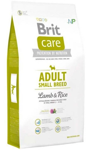 Alimento Perro Brit Care Adulto Small Cordero 7.5kg. Np