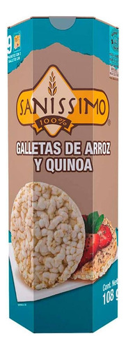 Galleta Sanissimo Arroz Y Quinoa 9 Piezas 108g