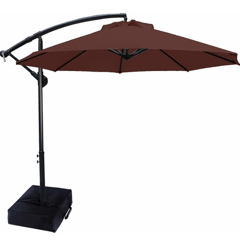 Abccanopy Sombrilla Para Patio Con Voladizo Para Colgar Somb