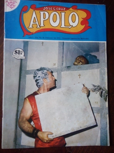 Comic Apolo No.68 Ediciones José G. Cruz Año-1973