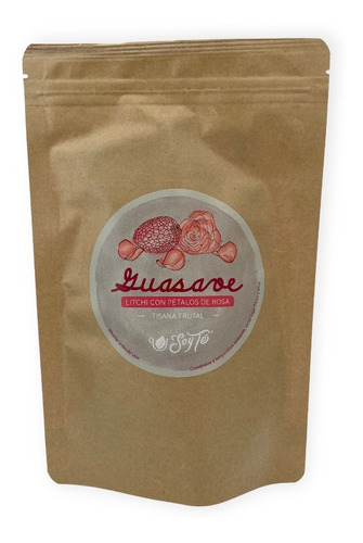 Tisana Frutal Guasave Litchi Con Pétalos De Rosa 250g Soy Té