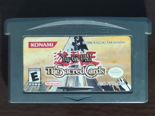 Yugioh The Sacred Cards Gba Cartucho Original Garantizado (: