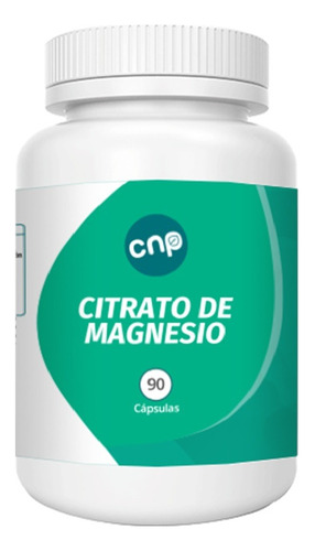 Citrato De Magnesio Suplemento 90 Capsulas 400 Mg Cnp