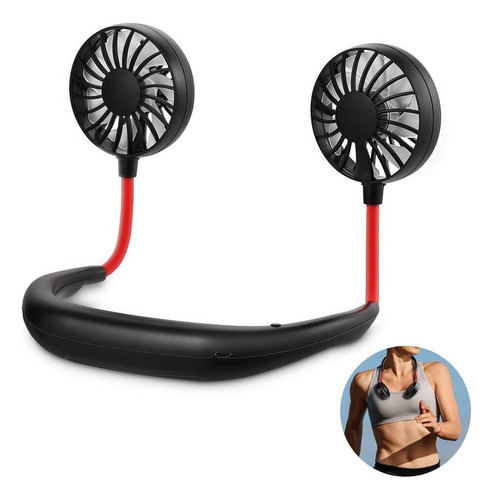 S+ Mini Ventilador De Cuello Personal Usb Recargable