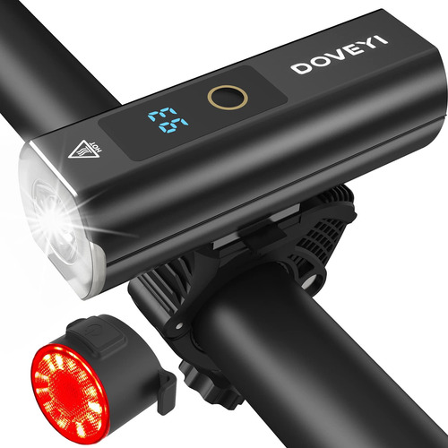 Doveyi Luces De Bicicleta Delanteras Y Traseras, 5000 Mah Re