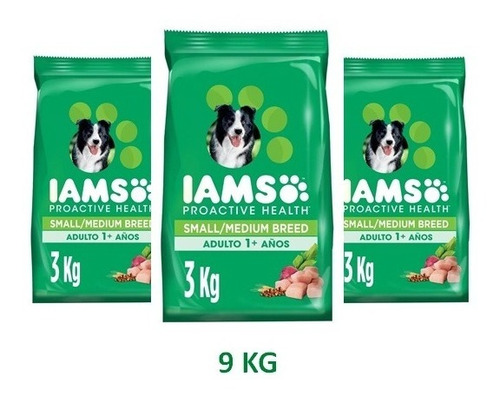 Iams Perros Adultos Razas Pequeñas/medianas X 9 Kg