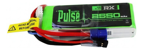 Bateria Lipo Pulse 2550mah 7.4v 2s Receptor 15c
