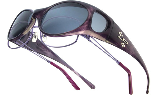 Gafas De Sol Fitovers Eyewear Aurora (purple Haze, Gris)