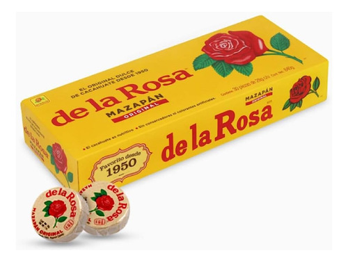 Mazapan De La Rosa De Cacahuate 30 Piezas