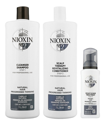 Nioxin-2 Tratamiento Densificador Cabello Natural 1000ml