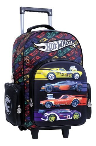 Mochila 18 Pulgadas Carro Fast Hot Wheels Wabro - 75119s