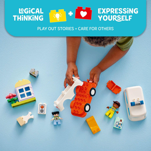 Set De Juego De Construcción Lego Duplo Town Ambulance & Dri