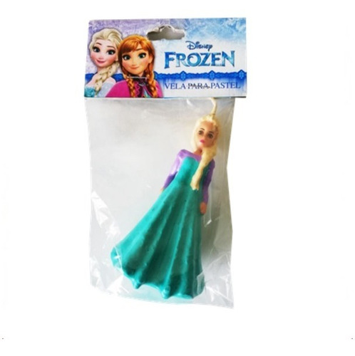 Vela Pastel Frozen Elsa Artículo Fiesta Decoración Pky0m01