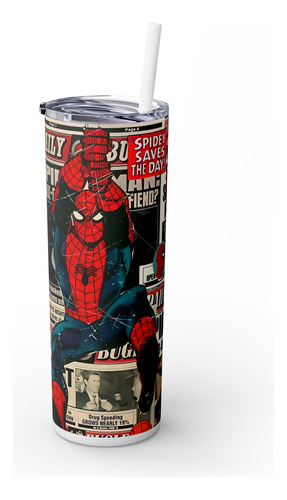 Termo Skinny Tumbler 20 Oz - Spiderman Comics