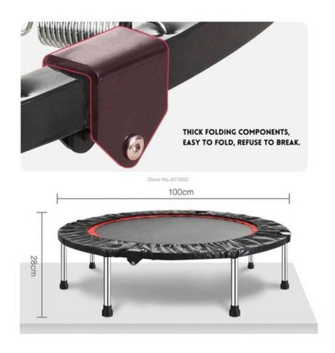 Trampolín Fitness Grande Importado | Saltarin Profesional