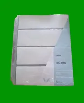 Comprar 10hojas Rígidas Blanca P\u002F Billetes V K 4 Espacios H B4 R T B