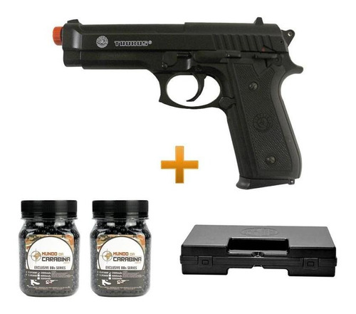 Pistola De Airsoft Taurus Pt 92 - Abs Cal 6,0mm + 4000 Esfer