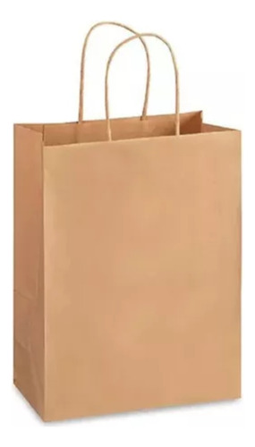 Pack 24 Bolsa Papel Kraft 24x33x8 Reciclado Regalo