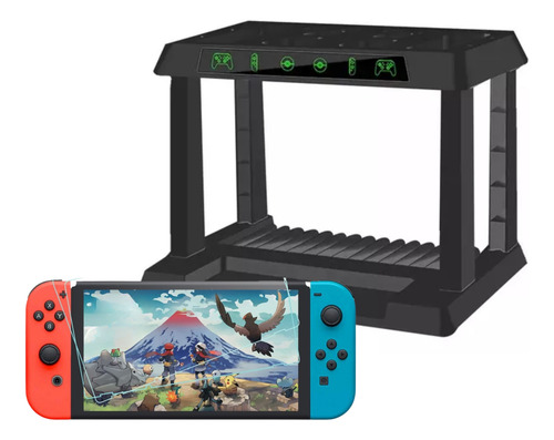 Base Multifuncional Carga Para Nintendo Switch Oled Pokeball