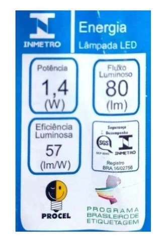 Lâmpada Led Geladeira Electrolux Df42/dfn39/dfx39
