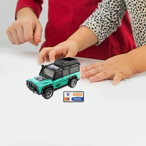 Camión Modelo Rc Rock 1/64 Con Control Remoto, Vehículo De
