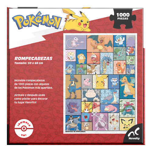 Rompecabezas Pokemon 1000 Piezas Edicion Coleccionable