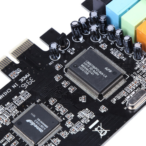 Pci Express X1 Pci-e 5.1 Ch Cmi8738 Chipset De Audio Digital