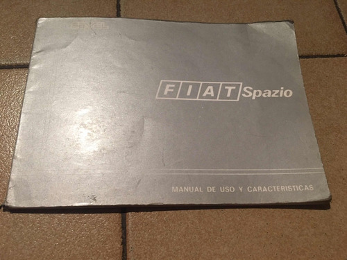 Manual Usuario Fiat Spazio Tr Lujo Instrucciones Guantera