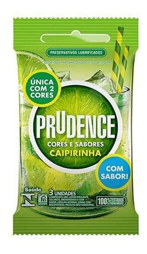Kit 24 Preservativo Camisinha Caipirinha Com 3 Un Prudence