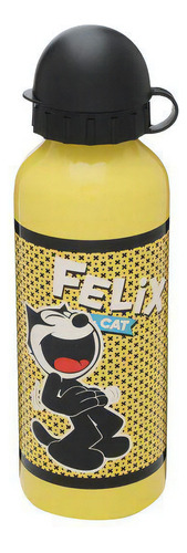 Squeeze Alumínio 50ml Gato Félix Amarelo