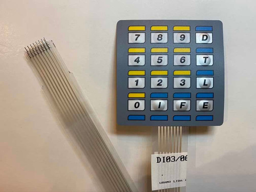 Teclado Membrana Original Balança Urano Us 15 / Us 25
