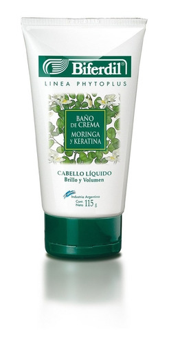 Biferdil Baño De Crema Moringa Y Keratina 115g