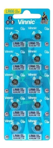 Vinnic VLR66 6,8X 2,6mm 10 Pilas Alcalinas 1.5v