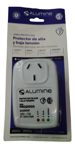 Protector De Tensión Alta Y Baja Tensión 2000w