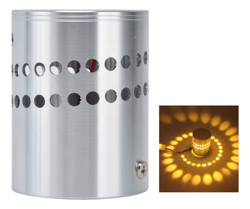 Lámpara De Pared Led De Aluminio Con Orificio En Espiral, Re